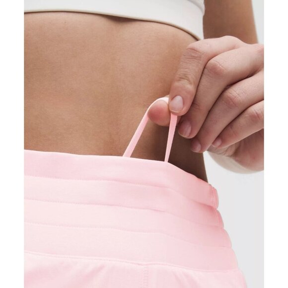 Hotty Hot High Rise Short 4" Lined - Pink Organza - Picture 3 of 4